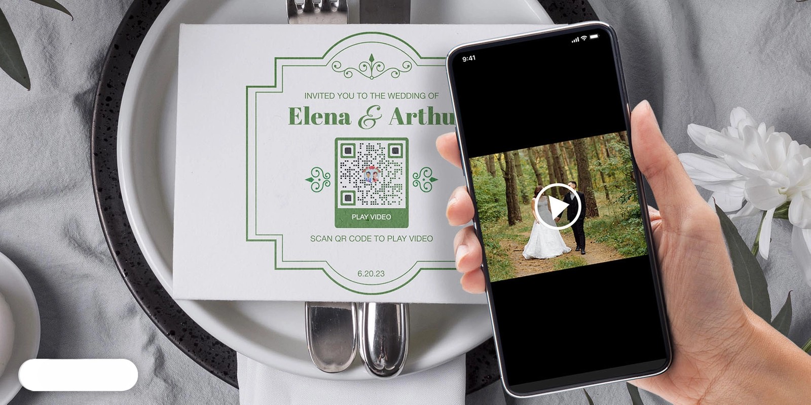 Wedding Website with QR