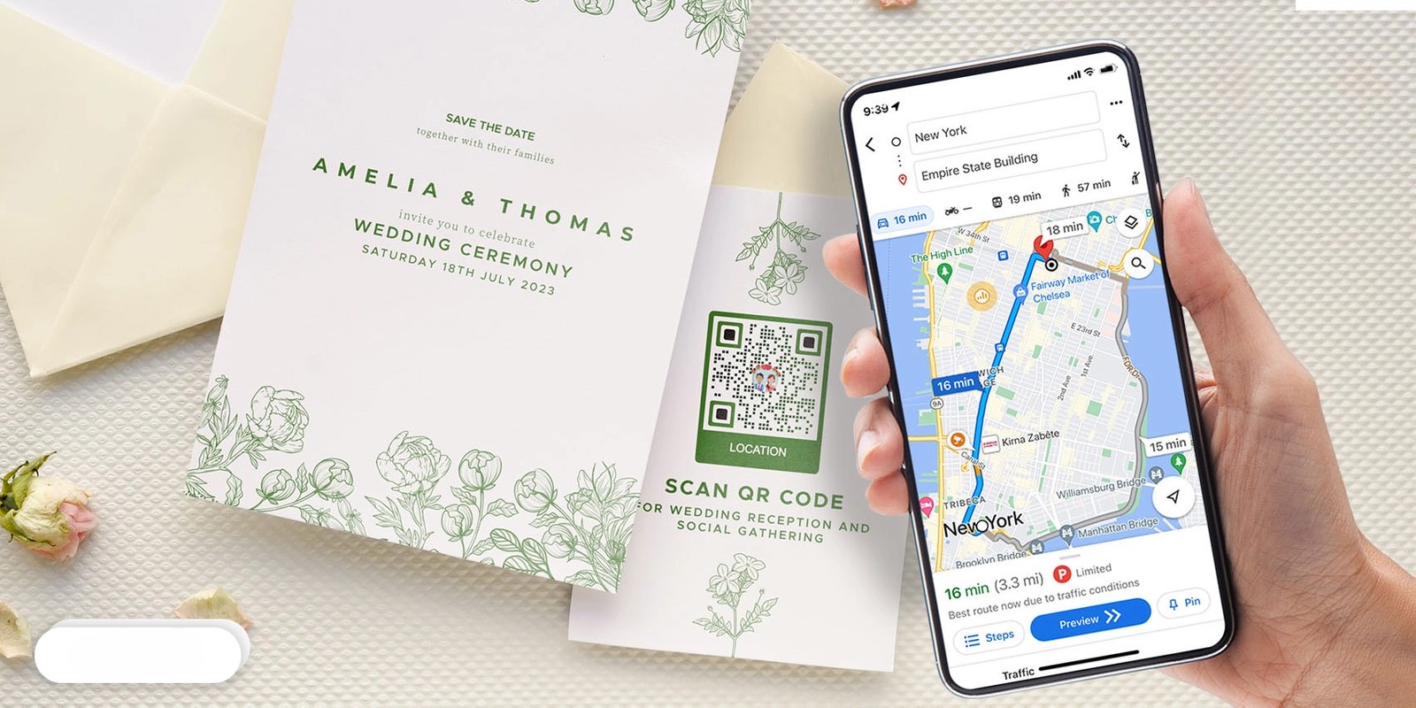 Wedding Website with QR